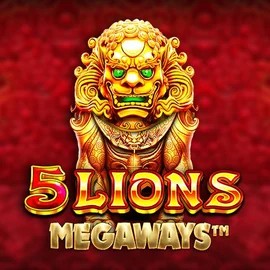 5 Lions Megaways slot logo by Pragmatic Play at Westace Casino