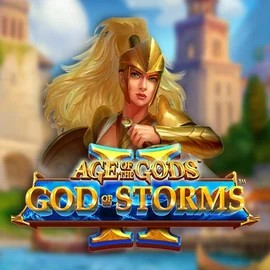 Age Of The Gods: God Of Storms 2 slot visual from Playtech available on west-ace.eu