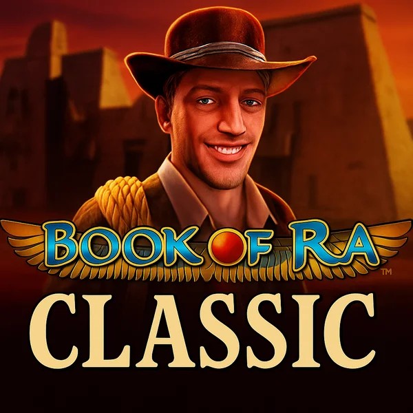 Book of Ra Classic logo by Novomatic Westace Casino