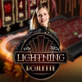 Live Casino logo of Lightning Roulette from Evolution at Westace Casino