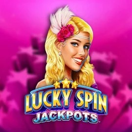 Lucky Spin Jackpots online game logo by Novomatic on west-ace.eu