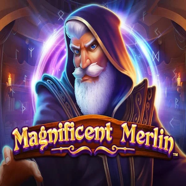 Slots logo of Magnificent Merlin from Greentube at Westace Casino