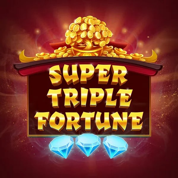 Super Triple Fortune slot logo by Greentube at Westace Casino