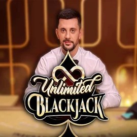 Unlimited Blackjack logo by Ezugi at Westace Casino
